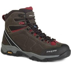 Buty trekkingowe męskie Trezeta DRIFT WP. Brązowe trekkingi męskie Trezeta, z gumy, bez zapięcia. Za 512.91 zł.