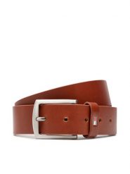 Tommy Hilfiger Pasek Męski New Denton AM0AM08360 Brązowy. Brązowe paski męskie Tommy Hilfiger, ze skóry. Za 129.99 zł.