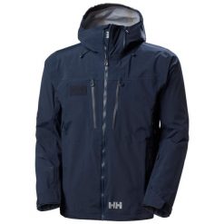 Kurtka narciarska Helly Hansen Acer 3L Shell. Niebieskie kurtki sportowe męskie Helly Hansen, na zimę, l, bez wzorów, bez kaptura, narciarskie. Za 2,423.00 zł.