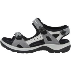 Buty do chodzenia damskie Ecco Offroad Titanium. Szare obuwie trekkingowe damskie ecco, z kauczuku, bez zapięcia. Za 609.00 zł.