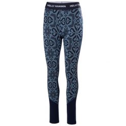 Damskie legginsy Helly Hansen Lifa Midw. Niebieskie legginsy damskie Helly Hansen, bez wzorów, z materiału. Za 422.00 zł.