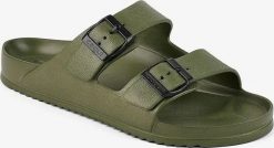 Coqui Klapki męskie Coqui Kong khaki 8301-100-2600 44. Brązowe klapki męskie Coqui, bez wzorów, bez zapięcia. Za 90.60 zł.