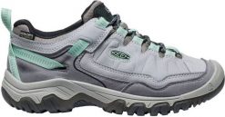 Buty turystyczne damskie Keen Targhee IV Wp - alloy/granite green. Zielone obuwie trekkingowe damskie Keen, bez zapięcia. Za 666.68 zł.