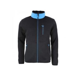 Polar zapinany na zamek błyskawiczny Peak Mountain Cayak. Czarne bluzy sportowe męskie Peak Mountain, bez wzorów, z polaru, bez kaptura, narciarskie. Za 253.00 zł.