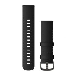 Skórzany pasek do zegarka Garmin Quick Release. Czarne zegarki damskie Garmin. Za 278.50 zł.