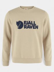 Sweter Męski Fjallraven Logo M. Brązowe swetry męskie Fjällräven, m, bez wzorów, z bawełny, sportowe, bez kołnierzyka, bez ramiączek. Za 621.25 zł.