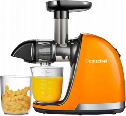 Wyciskarka wolnoobrotowa AMZCHEF 1501-OG-SM (pomarańczowy). Brązowe wyciskarki Amzchef. Za 437.31 zł.