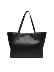 Calvin Klein Torebka Ck Narrate Shopper K60K612988 Czarny. Czarne shopperki damskie Calvin Klein, bez wzorów, ze skóry, bez dodatków. Za 599.99 zł.