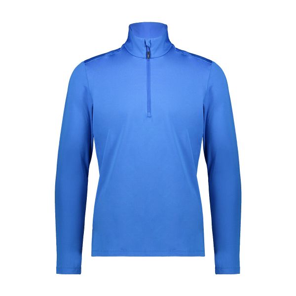 Sweter z półsuwnym kołnierzem CMP. Niebieskie swetry męskie CMP, xl, bez wzorów, z elastanu, bez kołnierzyka, bez ramiączek. Za 176.50 zł.