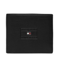 Portfel Tommy Hilfiger. Czarne portfele męskie Tommy Hilfiger, bez wzorów. Za 329.99 zł.