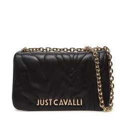 Torebka Just Cavalli. Czarne torebki do ręki damskie Just Cavalli, bez wzorów, bez dodatków. Za 379.99 zł.