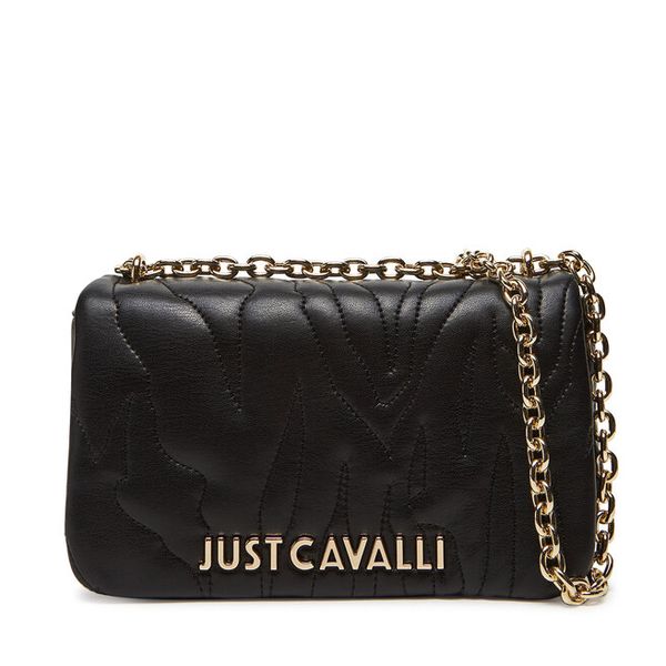 Torebka Just Cavalli. Czarne torebki do ręki damskie Just Cavalli, bez wzorów, bez dodatków. Za 379.99 zł.