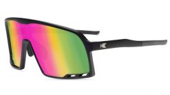 Okulary przeciwsłoneczne dla dorosłych - Kategoria 3 - Rainbow on Black. Czarne okulary przeciwsłoneczne damskie KNOCKAROUND. Za 260.95 zł.