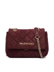 Valentino Torebka Ocarina VBSA9B05 Bordowy. Czerwone listonoszki damskie Valentino, bez wzorów, ze skóry, bez dodatków. Za 589.99 zł.