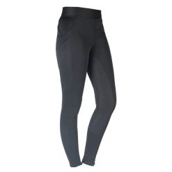 Legginsy jeździeckie damskie HORKA Kate. Szare legginsy damskie Horka, bez wzorów, z poliesteru. Za 301.00 zł.