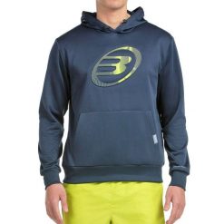 Sudadera Bullpadel Gomese. Niebieskie bluzy męskie bullpadel, bez wzorów, sportowe, bez ramiączek, bez kaptura. Za 202.90 zł.