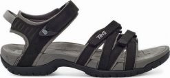 Teva Sandały sportowe damskie Tirra czarne r. 37.5. Czarne sandały damskie Teva, bez wzorów, bez obcasa, bez zapięcia. Za 308.95 zł.