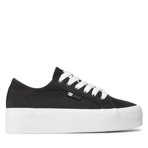 Tenisówki DC Shoes. Czarne trampki i tenisówki damskie DC Shoes, bez wzorów, bez zapięcia. Za 179.99 zł.