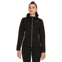 Bluza damska Kilpi Nevia. Czarne bluzy damskie Kilpi, l, bez wzorów, z materiału, eleganckie, bez ramiączek, z kapturem. Za 267.13 zł.