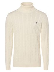 Gant Sweter Mężczyźni Bawełna biały, L. Białe swetry męskie GANT, l, bez wzorów, z bawełny, casualowe, bez kołnierzyka, bez ramiączek. Za 749.95 zł.