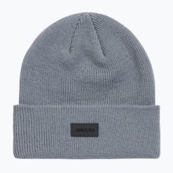 Czapka Musto Shaker Cuff Beanie. Niebieskie czapki damskie Musto, bez wzorów, z materiału, eleganckie. Za 109.99 zł.