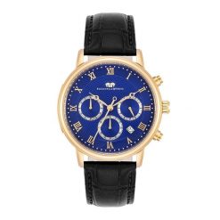 Rhodenwald & Söhne Chronograf Moonlight żółte złoto Skóra naturalna Czarny Zegarki męskie 1 ct Męskie. Czarne, analogowe zegarki męskie Rhodenwald & Söhne, z aplikacjami, z koronki, z mosiądzu. Za 669.99 zł.