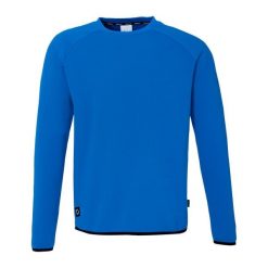 Bluza Uhlsport ID. Niebieskie bluzy damskie Uhlsport, na zimę, xl, bez wzorów, z materiału, eleganckie, bez ramiączek, bez kaptura. Za 249.00 zł.