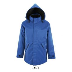 Parka Sol's Robyn. Szare parki męskie SOL'S, m, bez wzorów, z polaru, bez kołnierzyka, bez kaptura. Za 277.75 zł.