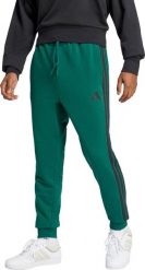 Spodnie męskie adidas Essential 3-Stripes French Terry zielone JD1879 2XL. Zielone spodnie sportowe męskie Adidas, m, bez wzorów. Za 346.44 zł.