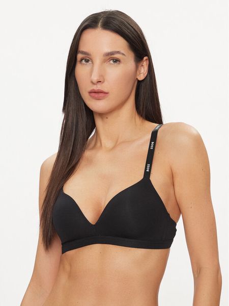 Boss Biustonosz braletka 50502739 Czarny. Czarne biustonosze Boss, bez wzorów, z wiskozy. Za 129.99 zł.