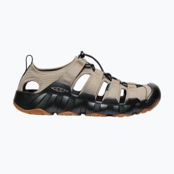 Sandały męskie KEEN Hyperport H2. Brązowe buty zimowe męskie Keen, bez wzorów, bez obcasa, bez zapięcia. Za 438.99 zł.