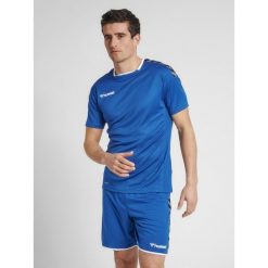 Jersey Hummel hmlAUTHENTIC Poly HML. Niebieskie koszulki sportowe męskie Hummel, s, bez wzorów, z jersey, bez ramiączek, do piłki nożnej. Za 119.00 zł.