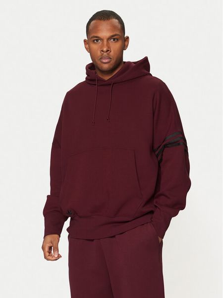 Adidas Bluza Neuclassics JC9936 Bordowy Oversize. Czerwone bluzy męskie Adidas, m, bez wzorów, z syntetyku, bez ramiączek, bez kaptura. Za 309.99 zł.