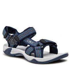 Sandały CMP. Niebieskie sandały damskie CMP, bez wzorów, bez obcasa, bez zapięcia. Za 189.99 zł.