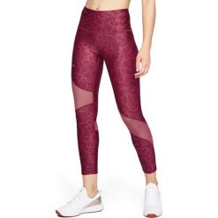 Under Armour HeatGear® Armour Legginsy Różowy. Czerwone legginsy damskie Under Armour, bez wzorów, z elastanu. Za 257.95 zł.