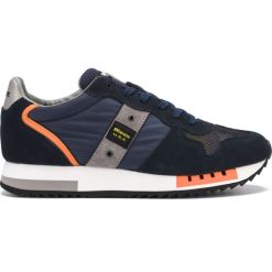 Blauer Queens Tenisówki Niebieski. Niebieskie trampki męskie Blauer, bez wzorów, z materiału, bez zapięcia. Za 602.95 zł.