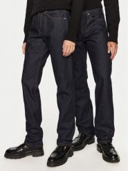 AMI Paris Jeansy HTR001.DE0011 Granatowy Regular Fit. Niebieskie jeansy męskie AMI PARIS, z bawełny. Za 689.99 zł.