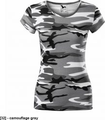 MALFINI Camo Pure C22 - ADLER - Koszulka damska, 150 g/m2, 100% bawełna, - camouflage gray XL. Szare bluzki damskie MALFINI, m, bez wzorów, z bawełny, bez kołnierzyka, bez ramiączek. Za 26.55 zł.