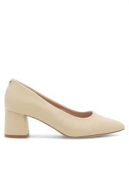 Jenny Fairy Czółenka Celebration WS2107-01 Beżowy. Brązowe czółenka damskie Jenny Fairy, bez wzorów, z syntetyku, bez obcasa, bez zapięcia. Za 119.99 zł.