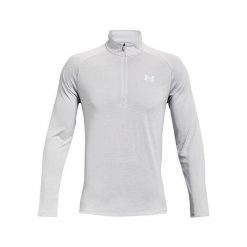 Koszulka z długim rękawem Męska Under Armour Tech 2.0 1/2 Zip. Białe bluzy męskie Under Armour, m, bez wzorów, sportowe, bez ramiączek, bez kaptura. Za 240.50 zł.