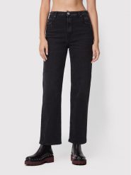Pinko Jeansy Sveva 1J1129 A09G Czarny Straight Fit. Czarne jeansy damskie Pinko, bez wzorów, z bawełny. Za 539.99 zł.