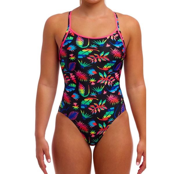 Strój kąpielowy jednoczęściowy FUNKITA Lost Leaf - Diamond Back. Stroje kąpielowe damskie Funkita, m, bez wzorów. Za 259.00 zł.