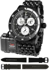 Zegarek męski Vostok Europe 6S30-5104184B czarny. Czarne zegarki męskie Vostok Europe, bez wzorów. Za 5,794.39 zł.