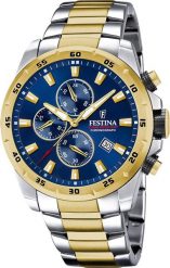 Zegarek Festina Zegarek męski Festina F20562-2 srebrny. Szare zegarki męskie Festina, bez wzorów, srebrne. Za 738.00 zł.