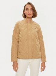 Tommy Hilfiger Kurtka przejściowa WW0WW42376 Beżowy Regular Fit. Brązowe kurtki damskie Tommy Hilfiger, s, bez wzorów, z syntetyku, bez kaptura. Za 839.99 zł.
