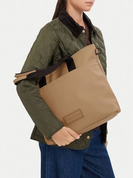 Hunter Torebka CWBEO-HTR-E-002-05 Beżowy. Brązowe shopperki damskie Hunter, bez wzorów, z syntetyku, bez dodatków. Za 229.99 zł.