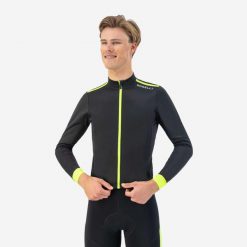 Koszulka rowerowa męska Rogelli Core z długim rękawem. Czarne bluzy męskie Rogelli, l, bez wzorów, sportowe, bez ramiączek, bez kaptura. Za 248.00 zł.