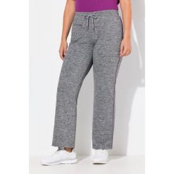 Damskie Spodnie funkcyjne dresowe szybkoschnące kieszeń na zamek. Szare spodnie dresowe damskie Ulla Popken, bez wzorów, z dresówki, sportowe, długie. Za 244.99 zł.