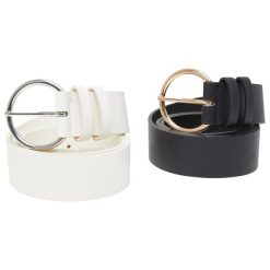 Pasek Poliuretan Basic 2pak. Brązowe paski męskie Urban Classics. Za 84.99 zł.