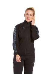 Damska bluza dresowa Erima Essential Team. Czarne bluzy damskie Erima, bez wzorów, z dresówki, eleganckie, bez ramiączek, bez kaptura. Za 255.00 zł.